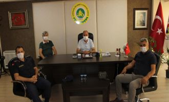Akhisar Jandarma Komutanı ve İlçe Tarım Müdürü ATSO’yu Ziyaret Etti