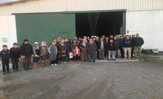 Süt sığırcılığı kursiyerlerinden işletme ziyareti