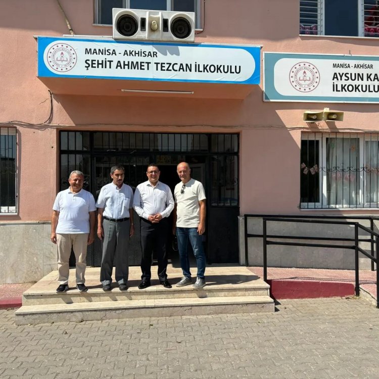 İlçe Milli Eğitim Müdür Süleyman ERDEM’den Okul Müdürlerine Ziyaret