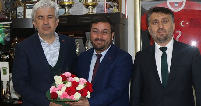 Akhisar Belediye Başkanı Salih Hızlı, Müftü Eviş’i konuk etti