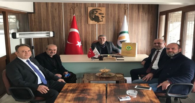 ATSO Başkanı Yılmaz, Halil İbrahim Doğan ve Hüseyin Güleç’i Ziyaret Etti