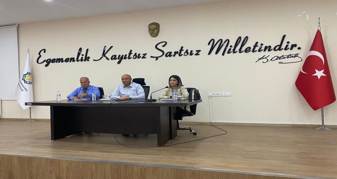 Gölmarmara Belediye Başkanı Cem Aykan, Muhtarlar Toplantısı