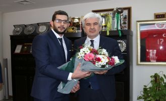 AK Parti Gençlik Kollarından, Belediye Başkanı Salih Hızlı’ya ziyaret