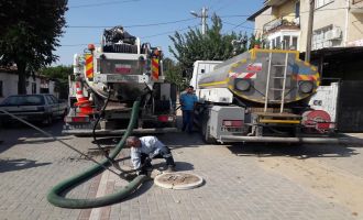 Akhisar’da Ana Kanalizasyon Hatlarında Temizlik Çalışması Tamamlandı