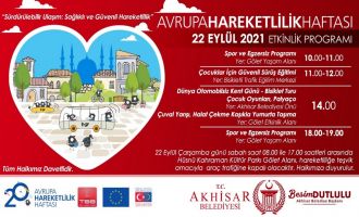 Akhisar’da Avrupa Hareketlilik Haftası Başlıyor