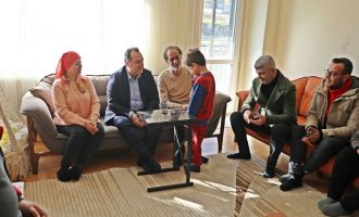 Başkan Dutlulu, Evlere Yerleştirilen Depremzedeleri Ziyaret Etti