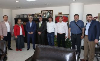 Belediye Başkanı Salih Hızlı, Bosnalı Zavidovici Belediye Başkanı’nı konuk etti