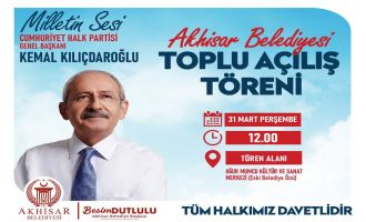CHP Genel Başkanı Kılıçdaroğlu’nun Akhisar Programı Belli Oldu