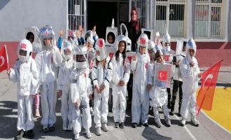 Misak-ı Milli Öğrencilerinden Atatürk Çocukları Uzayda Etkinliği