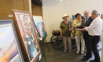 Tarihi Kasap Halinde Çağlak Festivali resim sergisi açıldı