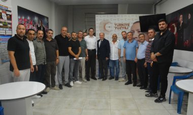 ATSO Başkan Adayı Ufuk Merde’den AK Parti İlçe Teşkilatına Ziyaret