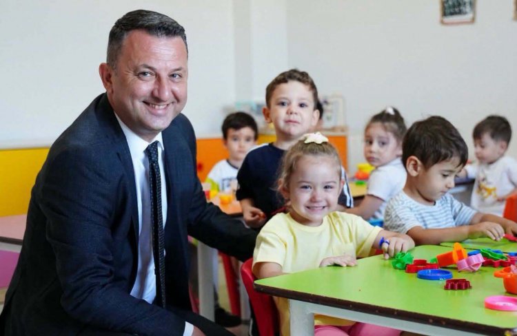 Başkan Kayserili, Yeni Eğitim Döneminde Miniklerle Buluştu