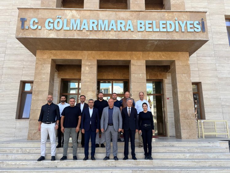 Sami Karaoğlan’dan Gölmarmara Belediye Başkanı Cem Aykan’a Ziyaret