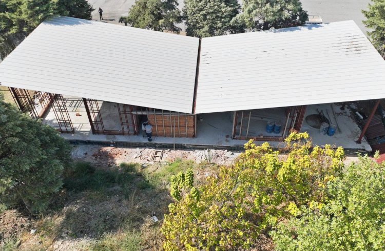 Sevim–Hasan Şahin Gençlik Kütüphanesi’nde Çalışmalar Yüzde 60’a Ulaştı
